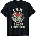 Vintage Retro Ink Inked Funny Tattoo Artist Guns Apparel Everyday Wear