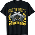Print Guns Not Money Gun Owner Lover Handgun 2nd Supporter Apparel Clean Design 2