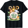 Wild One Dad 1st Birthday Safari Family Matching Shirt 1097