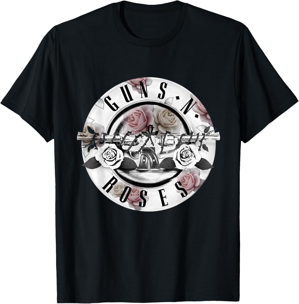 Guns N Roses Floral Bullet Logo T Shirt T Shirt Gift Ready