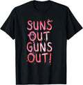 Trendy Suns Out Guns Painted Apparel Everyday Wear
