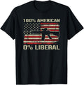 100 American 0 Liberal Funny Ar15 Pro Gun Rights Flag Apparel Everyday Wear