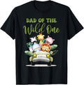 Wild One Dad 1st Birthday Safari Family Matching Shirt 1334