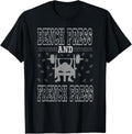 Bench Press and French Coffee Gym Workout Lover Shirt 2