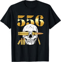 Ar15 Shirt 5 56 Round Bullet Rifle Guns Ammo T Shirt US Trend