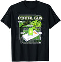 Rick Morty Portal Gun Binary Code Schematics Poster Apparel Clean Design