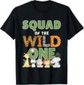 Wild One Squad 1st Birthday Safari Family Matching Shirt 278
