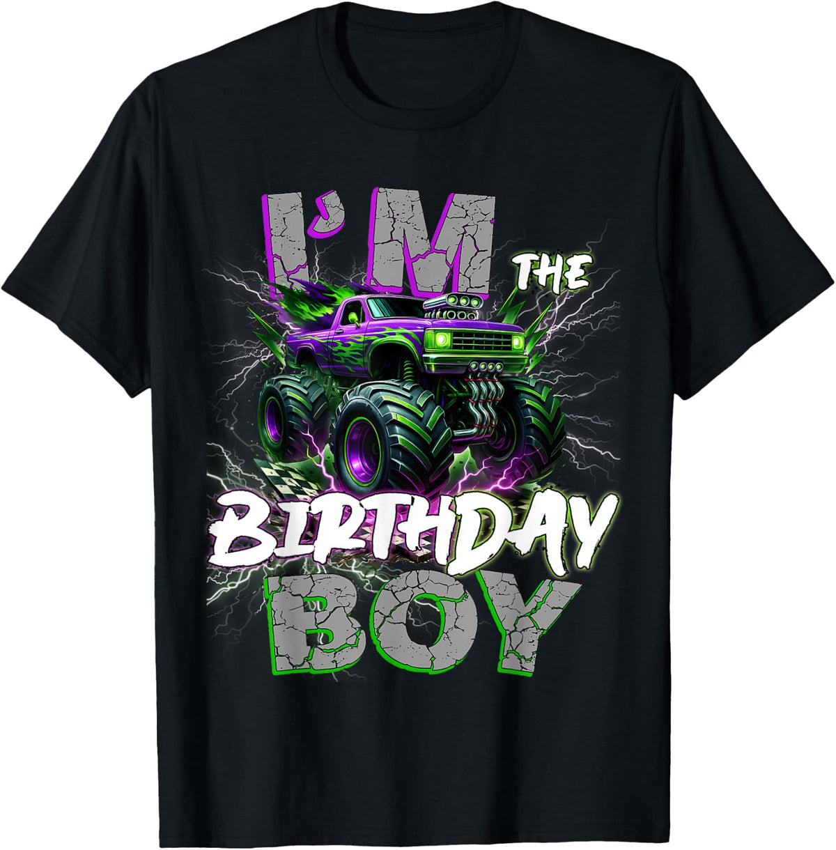 Birthday Monster Truck Group Family Matching Party Shirt 36