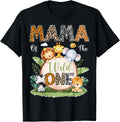 Wild One Mama 1st Birthday Safari Jungle Shirt for Kids 39