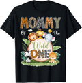 Wild One Mommy 1st Birthday Safari Jungle Shirt for Kids 45