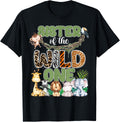 Wild One Sister 1st Birthday Safari Family Matching Shirt 86