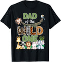 Wild One Dad 1st Birthday Safari Family Matching Shirt 786