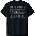 Dirty Hands Clean Rifle Usa Funny Mens Gun Cleaning Back Apparel Everyday Wear