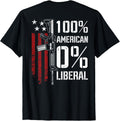 100 American 0 Liberal Funny Pro Gun On Back Apparel Minimal Style