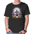Witch Cat Night Apparel Clean Design