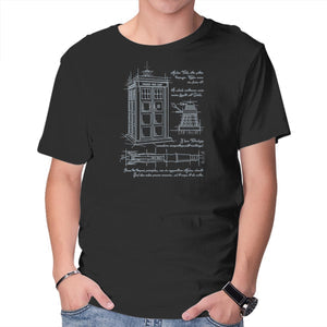 Time Travel Schematic Apparel Gift Ready