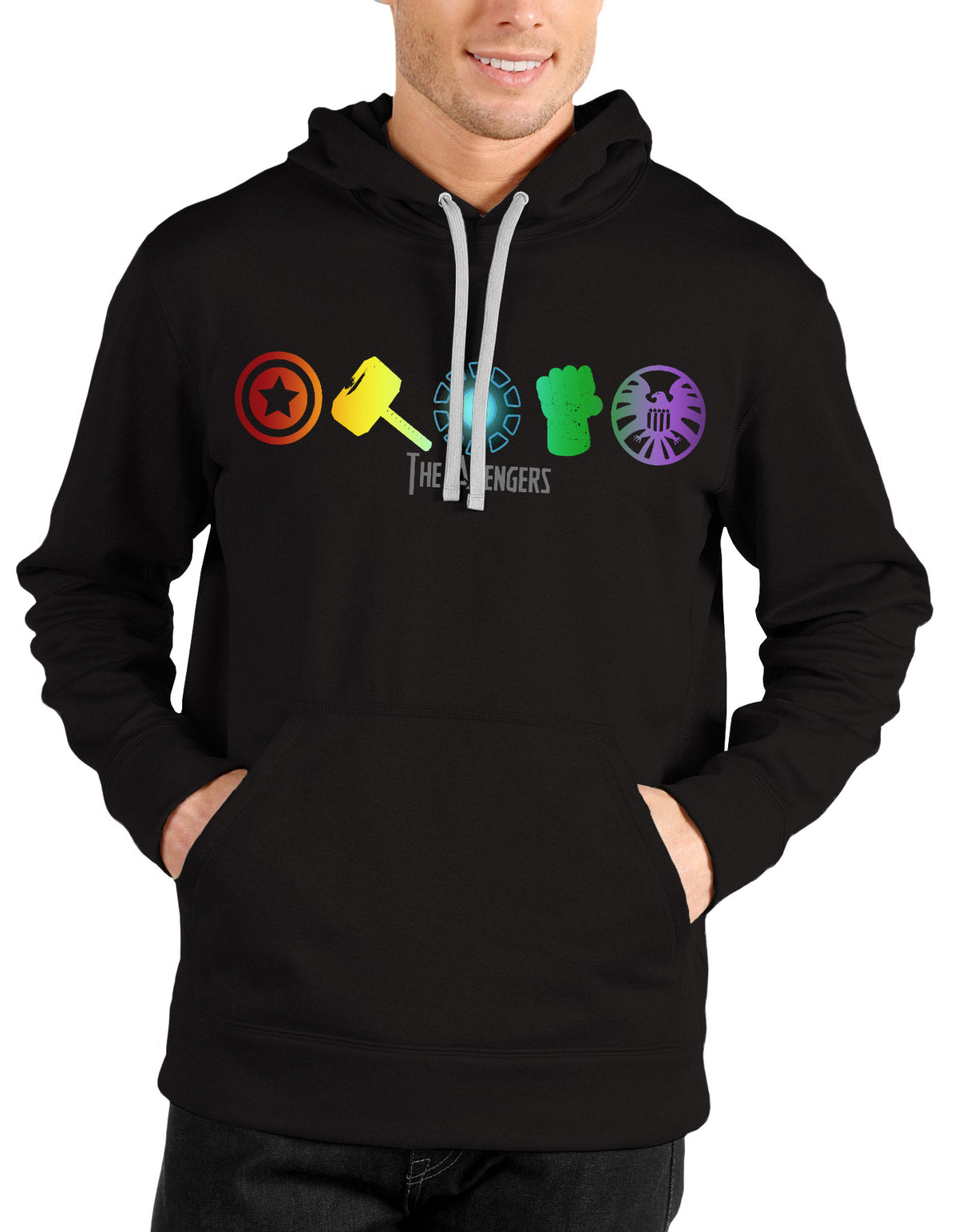 The Avengers Initiative Black Hoodie