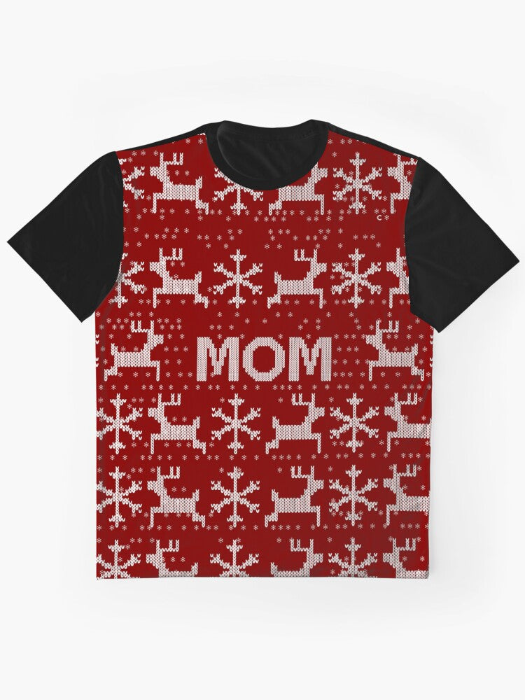 Mom Christmas Design Graphic T-Shirt