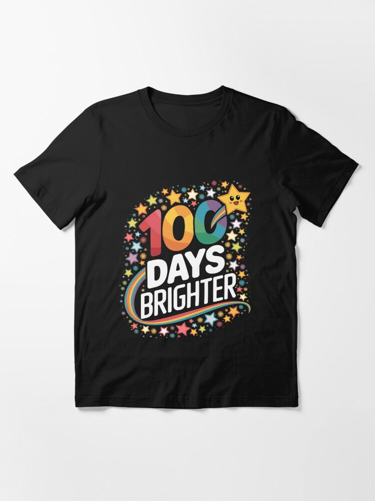 100 Days Brighter Happy of School Teachers Essential T-Shirt