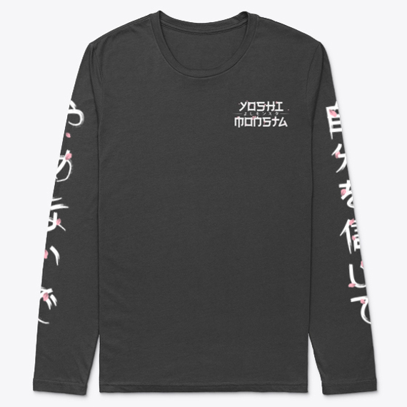 B Levels White Font Long Sleeve