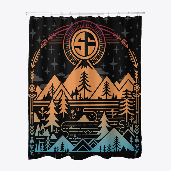 Horizons Shower Curtain