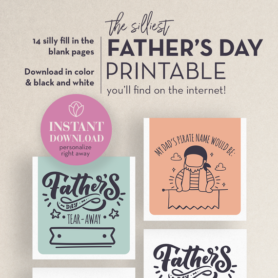 Father's Day Tear-Away Printable