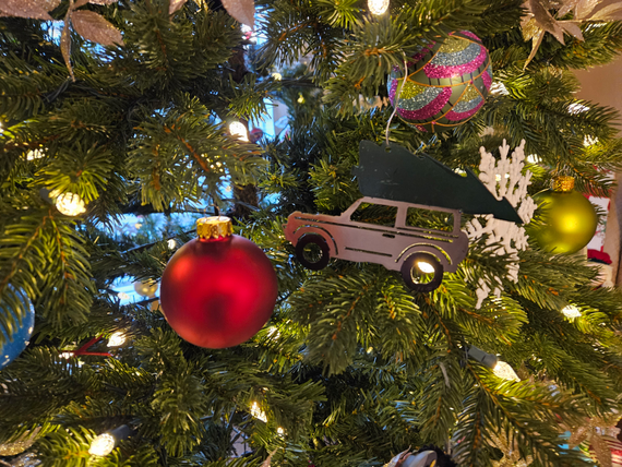 Bronco Christmas Tree Cut FIle